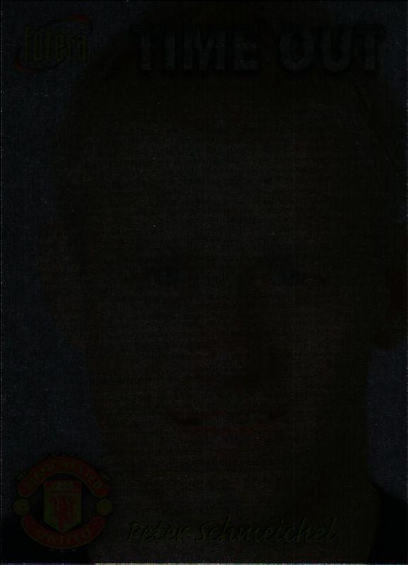 1998 Futera Manchester United Time Out Chrome Foil Peter Schmeichel #31 PLAYERS EDITION /500