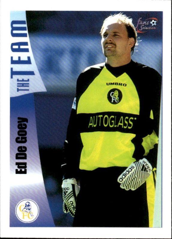 Futera Chelsea Fans' Selection 1997-1998 Ed De Goey (The Team) #21