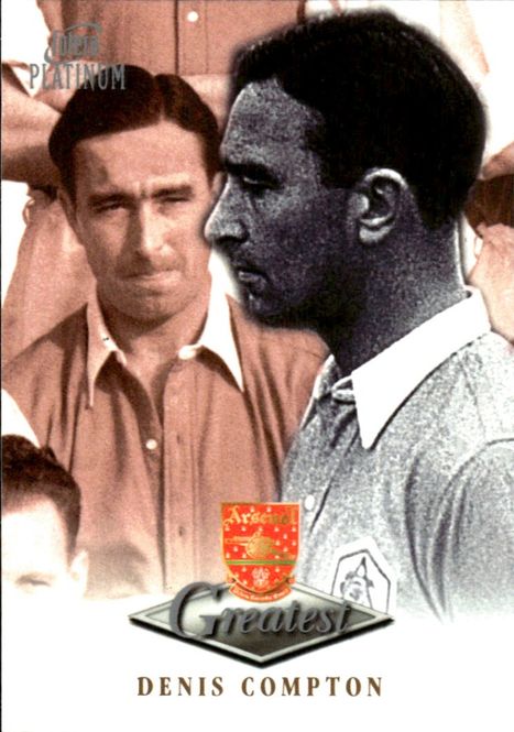 Hovedbilde 1999 Futera Platinum Arsenal Greatest Denis ...