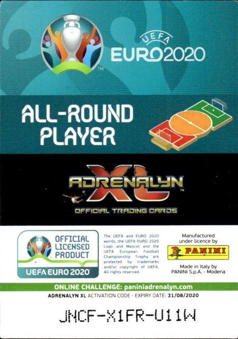 Main Image Panini Adrenalyn XL.Euro 2020. Power- Up. # 427. ...