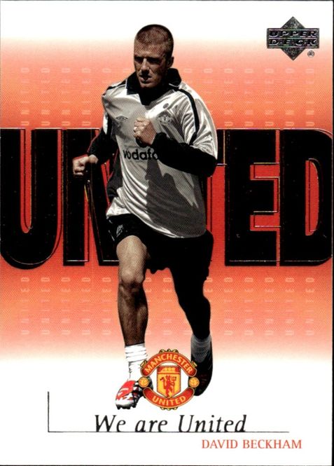 Hovedbilde UPPER DECK MANCHESTER UNITED 2001; DAVID BECKHAM ...