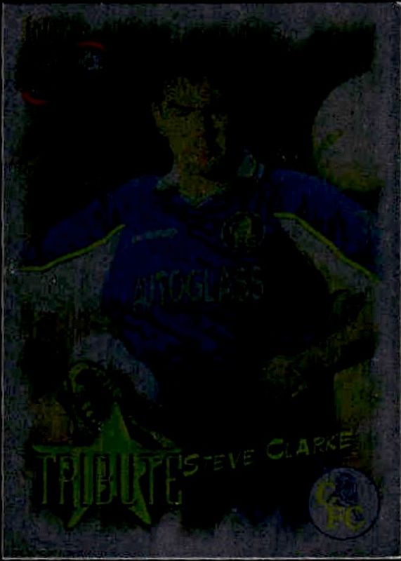 Futera Fans Selection 1999 Chelsea FC Trading Card #95 Steve Clarke players edition chrome foil 