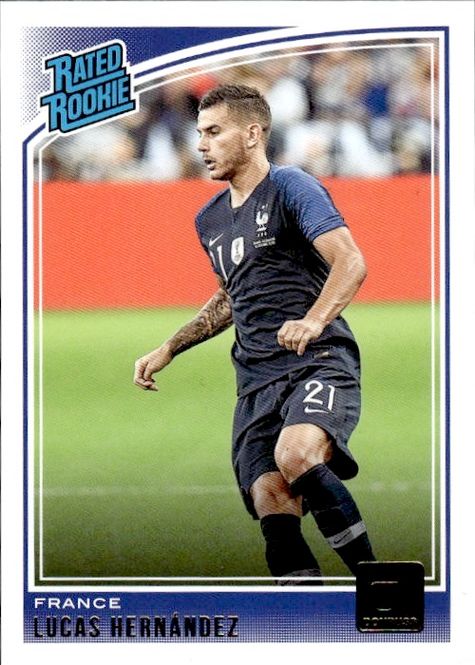 Hovedbilde 2018-19 Donruss Rated Rookie #190 LUCAS HERNANDEZ ...