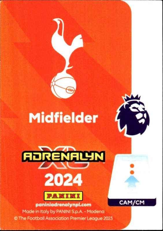 ADRENALYN XL PREMIER LEAGUE 2024 - JAMES MADDISON - LIMITED EDITION - SPURS