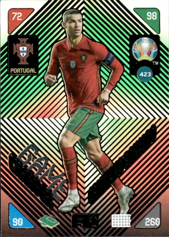 2021 CRISTIANO RONALDO PANINI ADRENALYN XL UEFA EURO 2020 KICK OFF #423