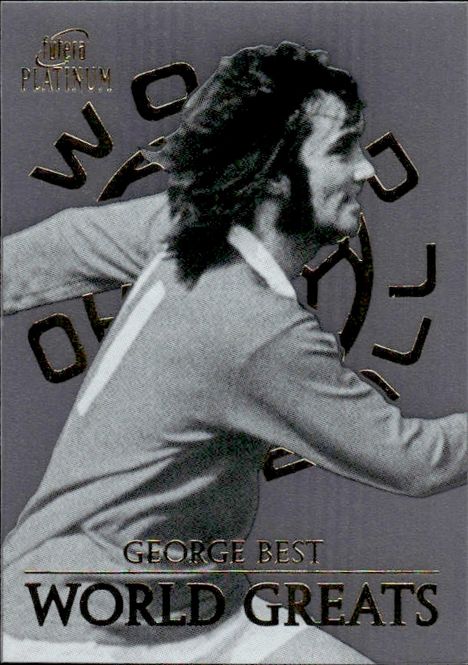 Hovedbilde 2003 Futera Platinum World Greats George Best ...